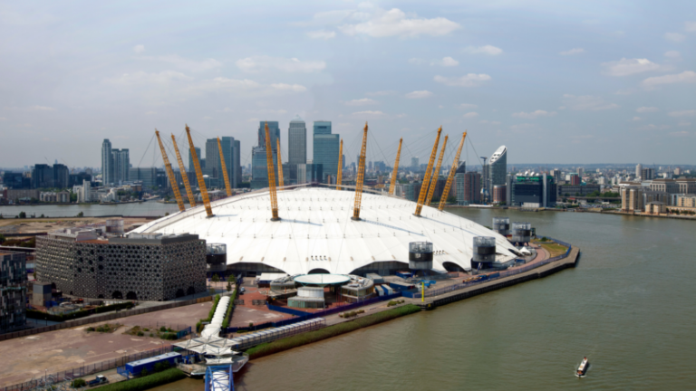 An image of the o2 arena